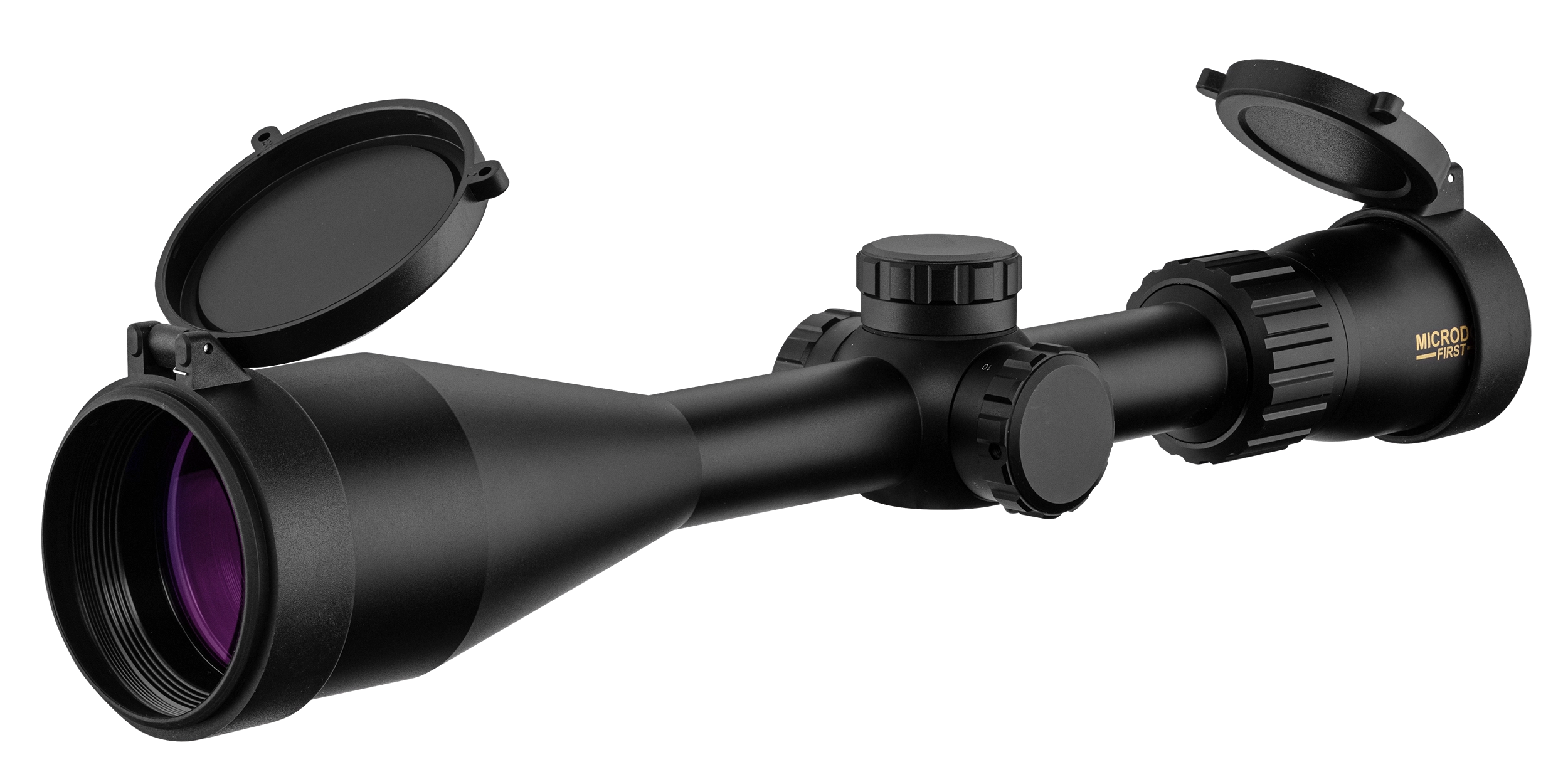 Photo texte_gamme Lunette de visée Microdot First 6-24x50 AO
